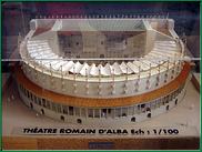 Maquette du théâtre d'Alba