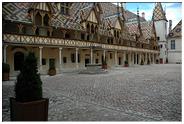 Une vue de la cour intérieure