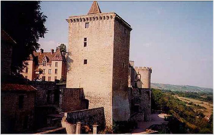 Le donjon, tour carrée (XIè.)