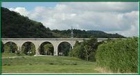 Le viaduc du Costet avec ses 18 arches