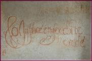 Graffitis (dans les escaliers)