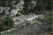 Le vallon de la source, vu du sud.