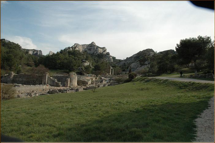 Vue d'ensemble du quartier résidentiel et monumental (coté nord).
